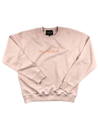 "on island" Men's Sweatshirt Sweatshirt Ecovest Light Pink S 