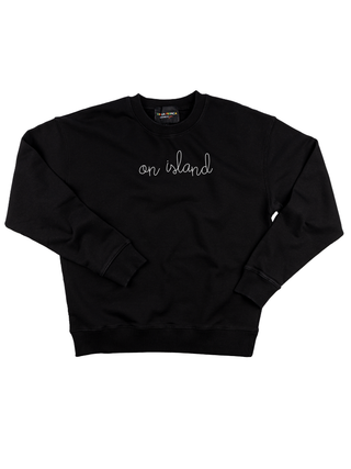 "on island" Men's Sweatshirt Sweatshirt Ecovest Black S 