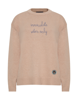 "immaculate vibes only" Maxine Sweater