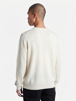"unmute yourself" Women's Crewneck Cashmere Core LINGUA FRANCA NYC