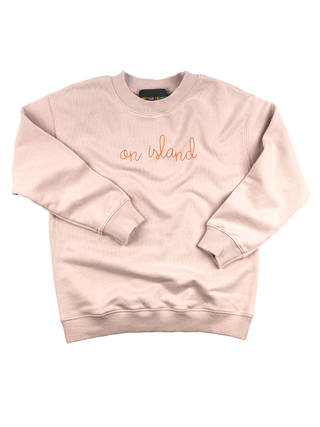 "on island" Kids' Sweatshirt Sweatshirt Ecovest Light Pink 2T 