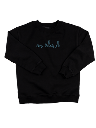 "on island" Kids' Sweatshirt Sweatshirt Ecovest Black 2T 