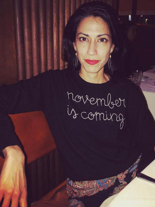 Custom Women's 100% Cashmere Crewneck Sweater
