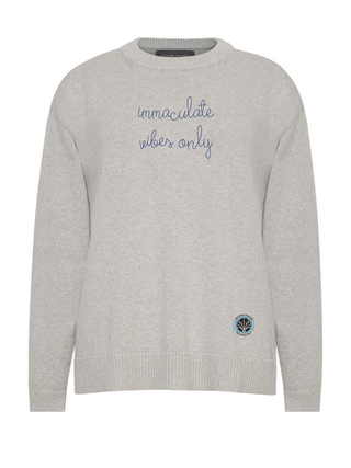 "immaculate vibes only" Maxine Sweater