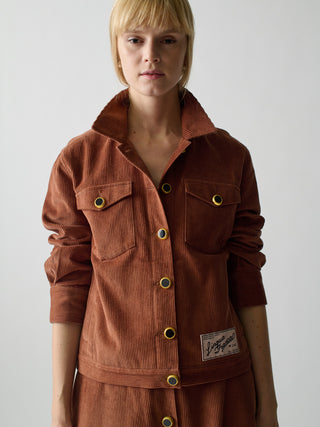 Radziwill Corduroy Jacket Jacket Lingua Franca Burnt Sienna XS 