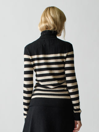 Morrissey Stripe Turtleneck RTW LINGUA FRANCA NYC