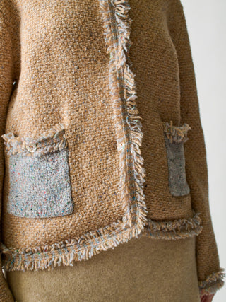 Onassis Knit Tweed Jacket Jacket Lingua Franca   