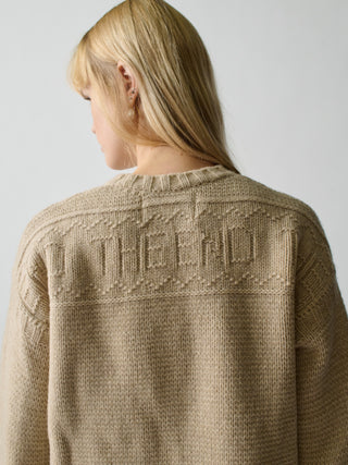 The End Guernsey Pullover Sweater Lingua Franca   