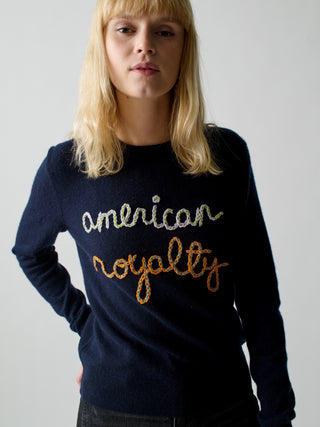 American Royalty Crewneck Sweater Lingua Franca   