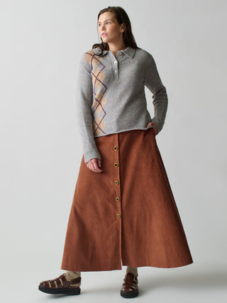 Radziwill Corduroy Skirt Skirt Lingua Franca   