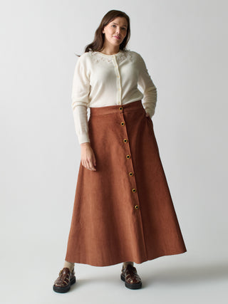 Radziwill Corduroy Skirt Skirt Lingua Franca   