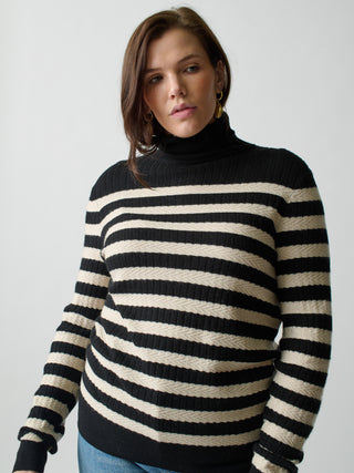 Morrissey Stripe Turtleneck RTW LINGUA FRANCA NYC