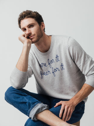 Blakely Thornton Men's Crewneck Cashmere Core LINGUA FRANCA NYC