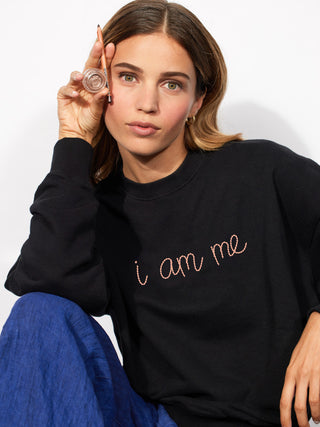 "i am me" Sweatshirt  Lingua Franca NYC   