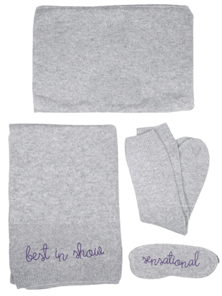 "best in show/sensational" Travel Set LINGUA FRANCA NYC Smoke OS