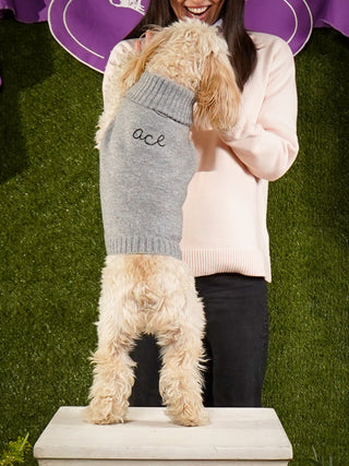 Custom Name Dog Sweater (Template) LINGUA FRANCA NYC