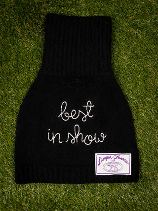 "best in show" Dog Sweater LINGUA FRANCA NYC