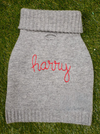 Custom Name Dog Sweater (Template) LINGUA FRANCA NYC