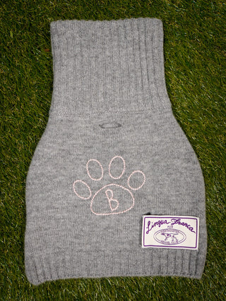 Custom Puppy Love WKC Dog Sweater Wool LINGUA FRANCA NYC