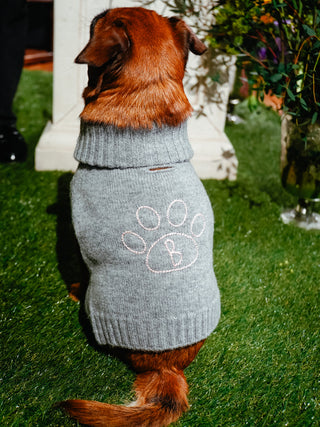 Custom Puppy Love WKC Dog Sweater Wool LINGUA FRANCA NYC