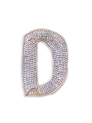 Beaded Letter Patches  Lingua Franca NYC OS D 