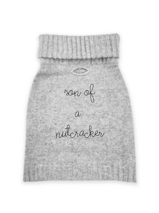 “son of a nutcracker” Wool Dog Sweater