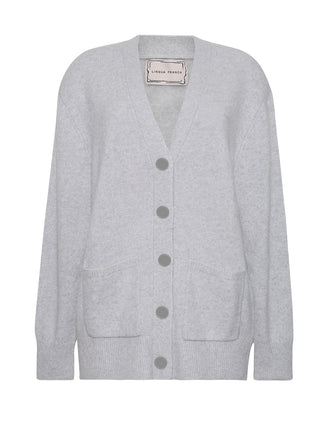 Cluny Cardigan, Sans Stitching RTW LINGUA FRANCA NYC Smoke XS