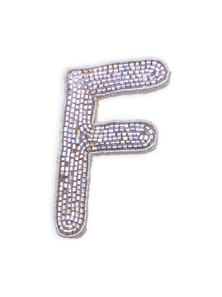 Beaded Letter Patches  Lingua Franca NYC OS F 