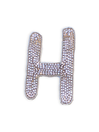 Beaded Letter Patches  Lingua Franca NYC OS H 