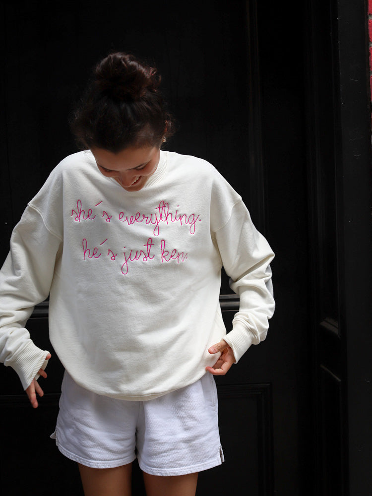 Embroidered Cotton Sweatshirt - Ready to Wear