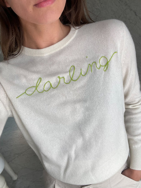 Darling Crewneck | Ethically & Sustainably Sourced Clothing | Lingua Franca NYC