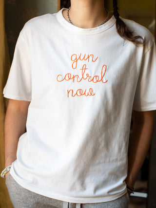 "gun control now" T-Shirt T-Shirt Lingua Franca   