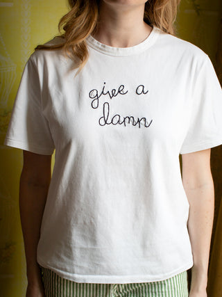 "give a damn" T-Shirt T-Shirt Lingua Franca   