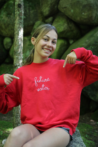 "future voter" Kids' Sweatshirt Sweatshirt Ecovest   