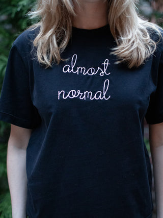 "almost normal" T-Shirt  Lingua Franca NYC   