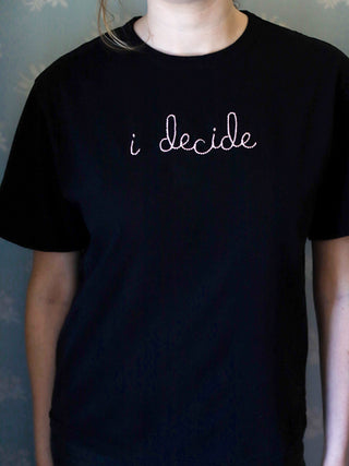 "i decide" T-Shirt  Lingua Franca NYC   