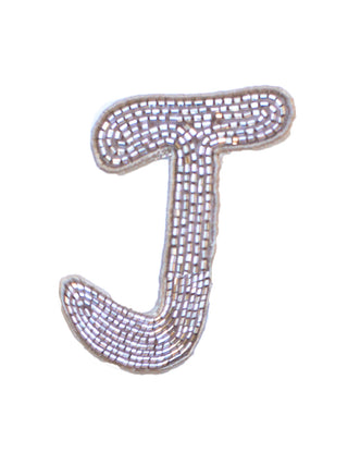 Beaded Letter Patches  Lingua Franca NYC OS J 