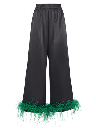 Wicked Edition Feather Pant Pants Lingua Franca NYC Black XS 