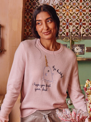 “bye buddy! i hope you find your dad!” Cashmere Crewneck