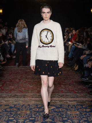 Bowery Clock Sweater RTW LINGUA FRANCA NYC