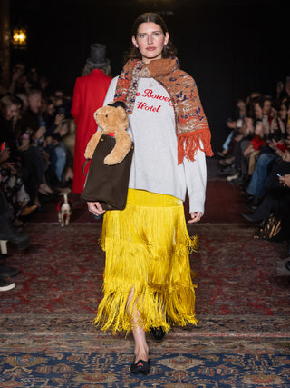 Bowery Hotel Cashmere Crewneck RTW LINGUA FRANCA NYC