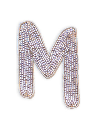 Beaded Letter Patches  Lingua Franca NYC OS M 