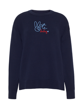 LINGUA FRANCA NYC Navy XS