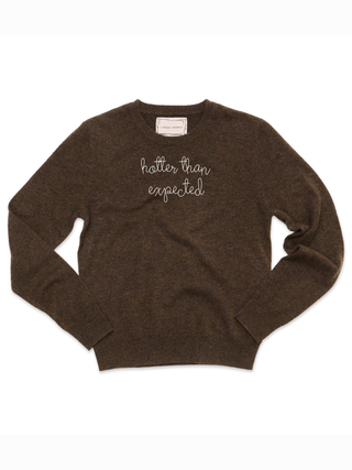 “hotter than expected” Women's Crewneck