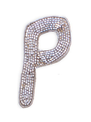 Beaded Letter Patches  Lingua Franca NYC OS P 