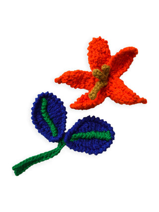 Crochet Flower Patch Patch Lingua Franca NYC   