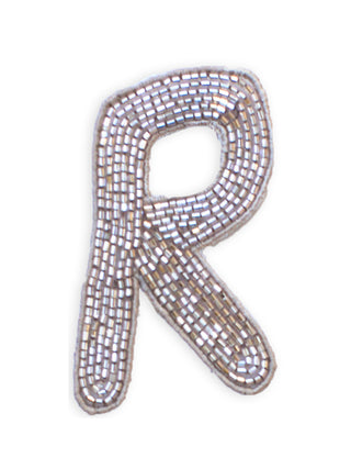 Beaded Letter Patches  Lingua Franca NYC OS R 