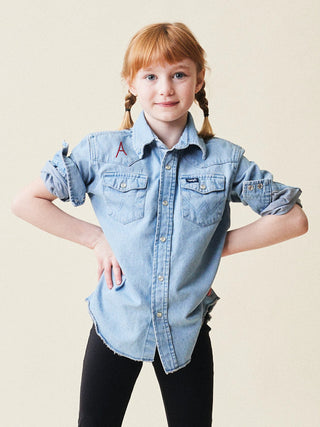 Custom Wrangler® Kids Shirt STYLE SKU Lingua Franca NYC   