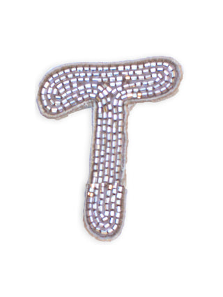 Beaded Letter Patches  Lingua Franca NYC OS T 