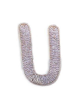 Beaded Letter Patches  Lingua Franca NYC OS U 